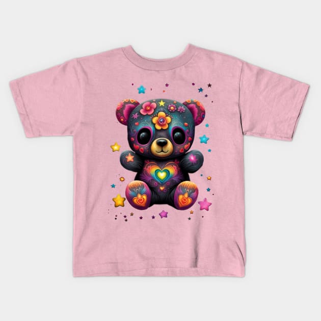 Sugar Bear 01 Kids T-Shirt by Absinthe Society 